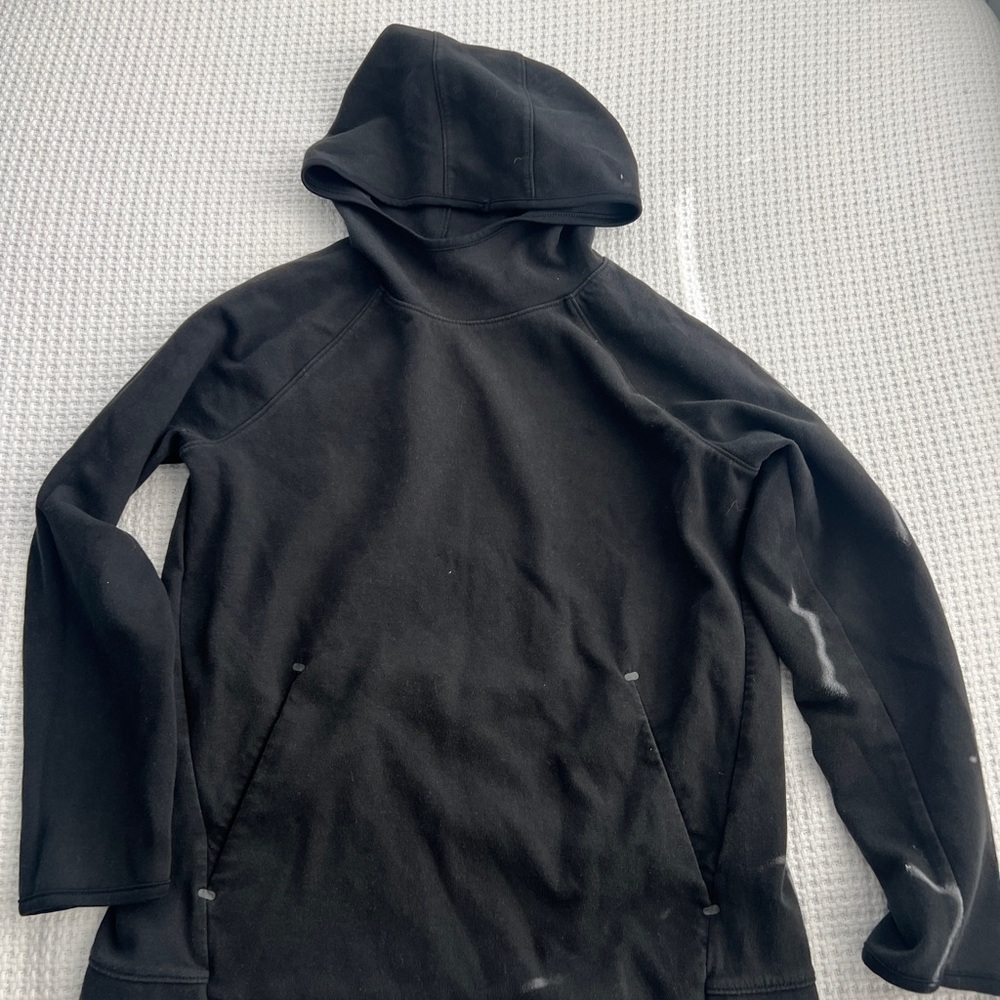 Old Navy Active Black Hoodie Dynamic Fleece Kangaroo Pocket